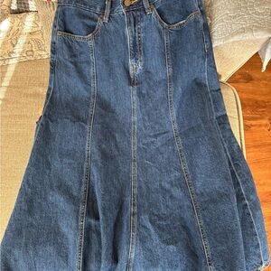 Levi's Denim Flare Skirt